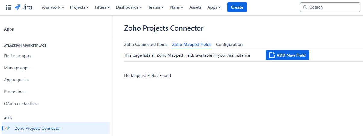 Select Zoho Module